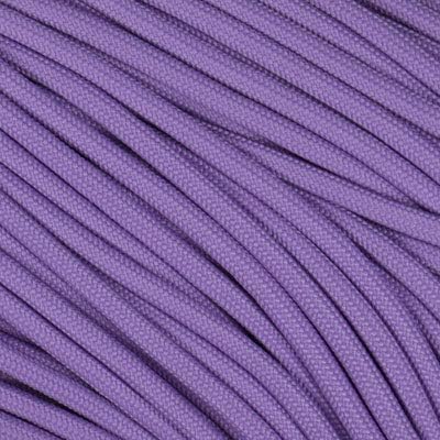 The Paracord Store | Type III 550 Paracord - 50 FT Hank, Lilac | Heavy Duty 7 Strand Tactical Paracord - USA Made Nylon Outdoor Parachute Cord for Camping, Fishing & More - Survival Cord