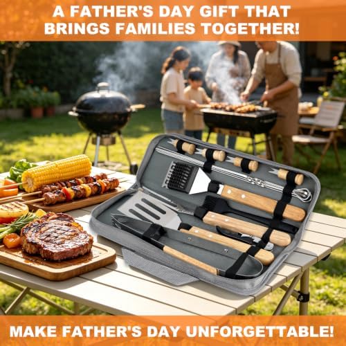 Grill Accessories Kit,Stainless Steel BBQ Grilling Utensils - Image 6