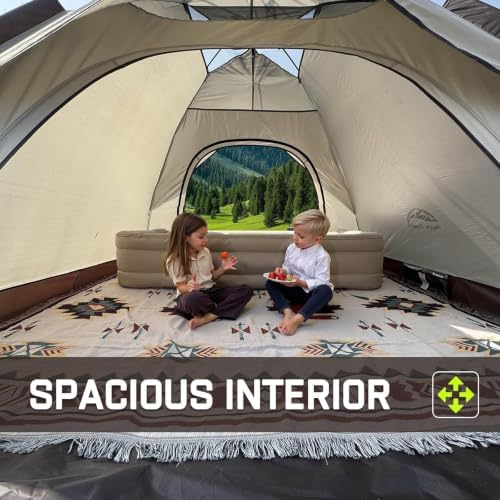 Happy Travel 2/4 Person Camping Tent, Instant Easy Pop Up Tents for Camping - Image 3