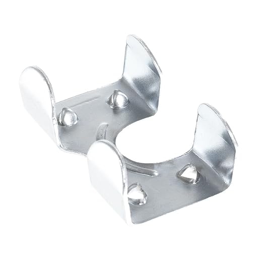Rope & Cord Metal Clips for Rope, Cord, String – Heavy Duty Zinc Plated Double Rope Clamps – 3/8-Inch (10 Pack)