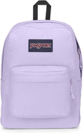 JanSport SuperBreak One Backpacks - Durable, Lightweight Bookbag with 1 Main Compartment, Front Utility Pocket with Built-in Organizer - Premium Backpack, Pastel Lilac