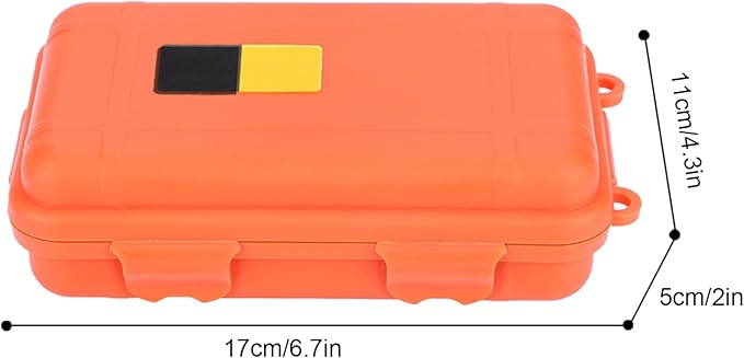 Broadhead Case, Broadhead Box, Plastic Waterproof and Shockproof Box for Outdoor Surviva Camping Fishing Foam Sealed Storage Box (Large Size)