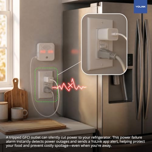 YoLink Smart Power Fail Alarm & Hub Kit, Smart Home Starter Kit with AC Power Outage Alert, LoRa Long-Range, Remote Monitoring, App Alerts, Text/SMS, Email Alerts, IFTTT - Image 6