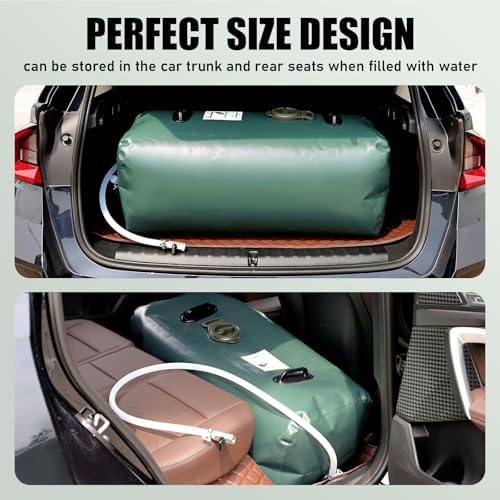 Drinking Water Storage Container,25/50/100gal Portable Water Storage Bladder, RV Foldable Water Tank, Can Be Used for Storing Drinking Water, Camping, Traveling, Wilderness Survival Patrols, Etc. - Image 7