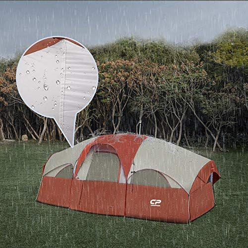 CAMPROS CP 8 Person Camping Tent, Room Divider, Rainfly, Weather Resistant - Image 4