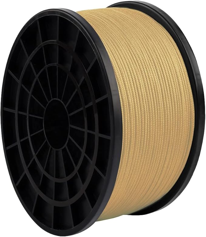 HERCULES Type III Paracord 550 Paracord Rope Parachute Cord, 250' Desert Tan for Camping Cord, Survival Rope