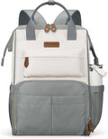 Maelstrom Laptop Backpack, Fits 15.6-17.3 Inch Travel Backpack Gift for Women Men, Waterproof College School Computer Bag, Anti-theft Business Work Bag with Luggage Strap (Grey, 17.3 Inch)