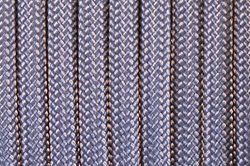 BORED? PARACORD! 550 lb Paracord – Ideal for Crafting, DIY Projects, Camping, Military & Active Outdoors – 300+ Colors – Tactical Parachute Cord Type III – Strong - Charcoal 50 Feet