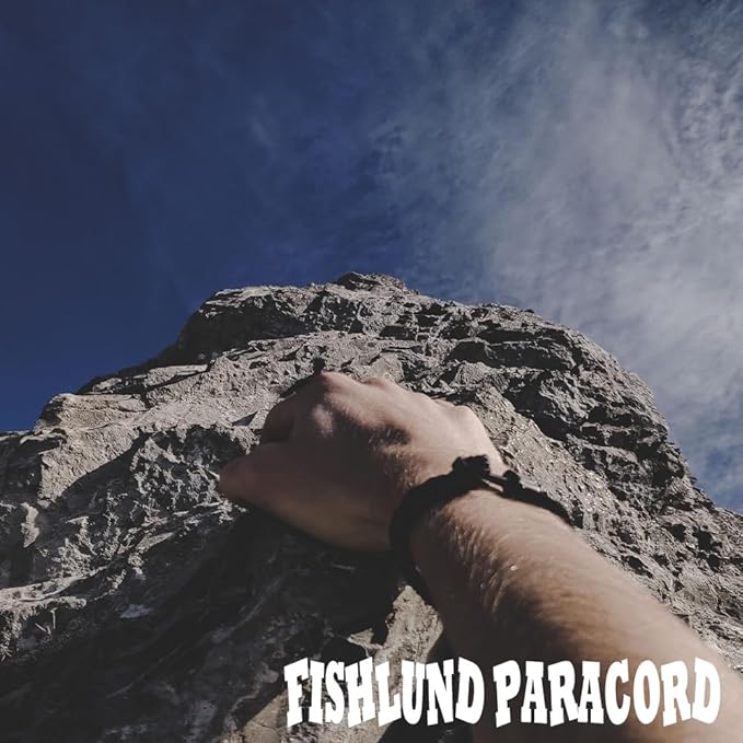 Reflective Paracord 550 lb, 7 Strand Paracord Rope 250ft 4mm, Nylon Parachute Cord for Camping, Black
