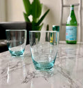 KLIFA- ETON- 15.2 ounce, Set of 6, Acrylic Drinking Glasses Set, BPA-Free Tumblers, Stackable Plastic Drinkware, Dishwasher Safe Cups, Turquoise