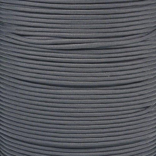 Paracord Planet | Type II Commercial Grade 425 Paracord – 425 LB Tensile Strength W/ 3mm Diameter (Charcoal Gray, 10 FT)