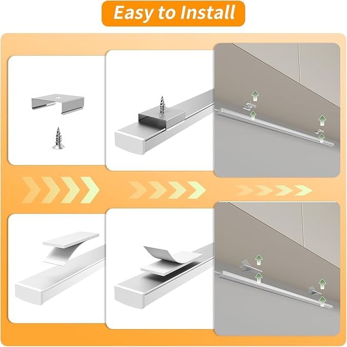 14" Slim USB Plug-in LED Motion Sensor Light Indoor, Bright & Dimmable Under Cabinet Light - 3 Modes (ON/Night/Day) for Kitchen, Cabinet, Closet - 4000K Neutral White, 1 Pack (2 Linkable)