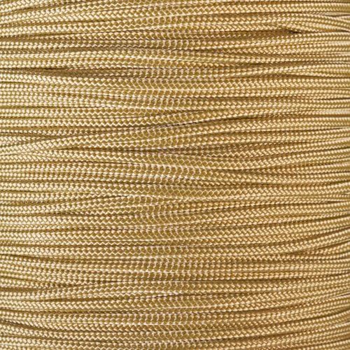 Paracord Planet 325 Paracord – 3 mm Type II Nylon Parachute Cord with 3 Inner Strands (Gold, 250ft)