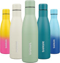BJPKPK 17oz Insulated Water Bottles Stainless Steel Sports Water Bottles Keep Cold and Hot for Travel Dishwasher Safe,Macaron Green