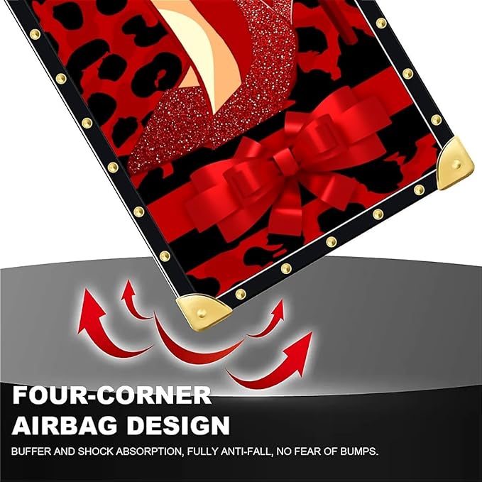 for iPhone 17 Pro Case Luxury Golden Decoration for Girl Women Soft TPU Shockproof Protective Hard PC Back for iPhone 17 Pro Crazy Pattern Elegant High Heels