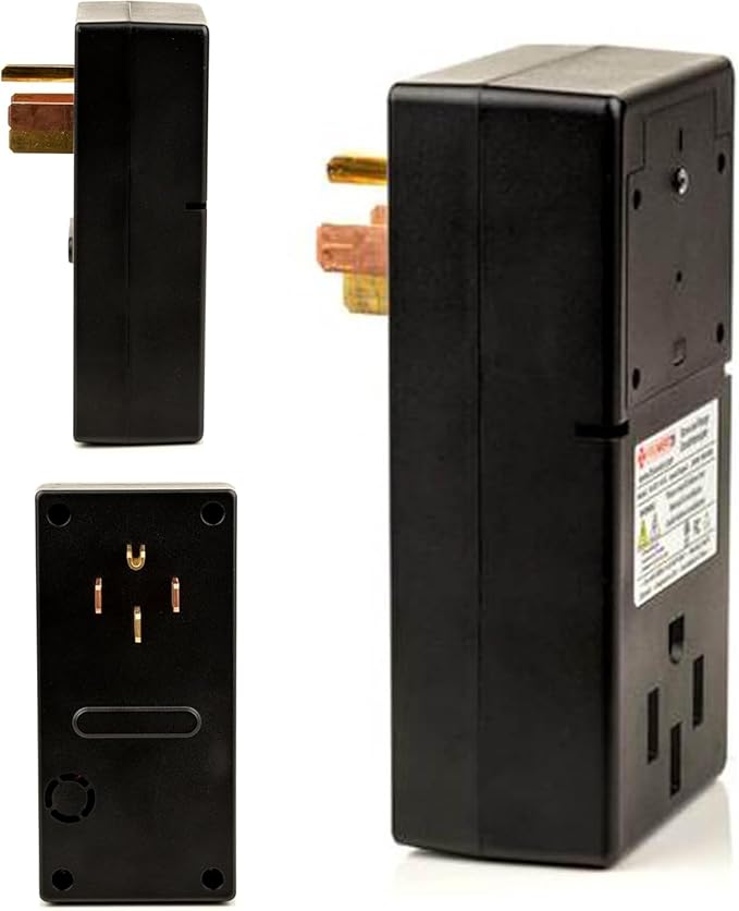 FireAvert - Electric Auto Stove Shut-Off Safety Device (3 or 4 Prong), Oven Monitoring Solution for Senior Citizen and Elderly Parents, As Seen On Shark Tank (4-Prong, 10 Pack)