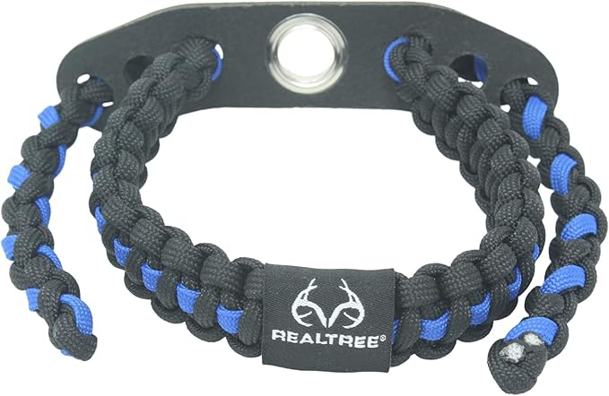 Realtree® Paracord Archery Bow Wrist Sling - 100% Full Grain Leather 550 Paracord