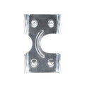 Rope & Cord Metal Clips for Rope, Cord, String – Heavy Duty Zinc Plated Double Rope Clamps – 1/2-Inch (5 Pack)
