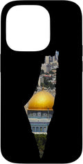 Palestinian Map Al Aqsa Jerusalem in Palestine Case for iPhone 14 Pro