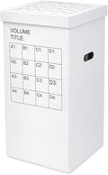 PerKoop 1 Pack Blueprint Holder Storage Organizer for Storing Poster Anchor Charts 16 Slots 25 x 14.2 x 14.2 Inch Blueprint Roll File Holder for Architectural Map School Office Home Items