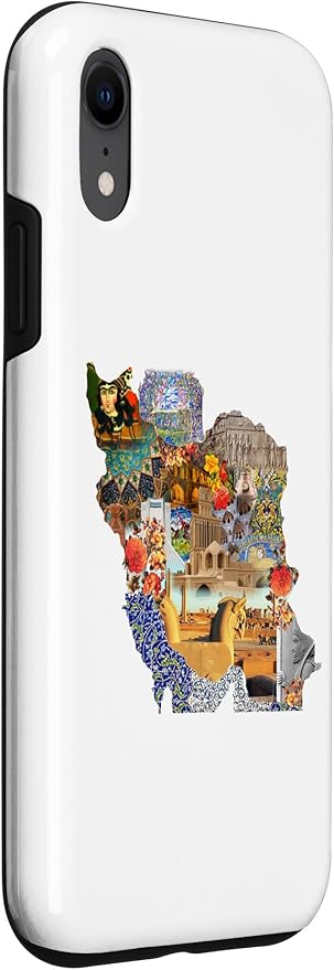 Map of Persian empire, Iran Map Case for iPhone XR