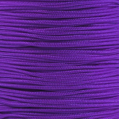 Paracord Planet 325 Paracord – 3 mm Type II Nylon Parachute Cord with 3 Inner Strands (Acid Purple, 25 ft)