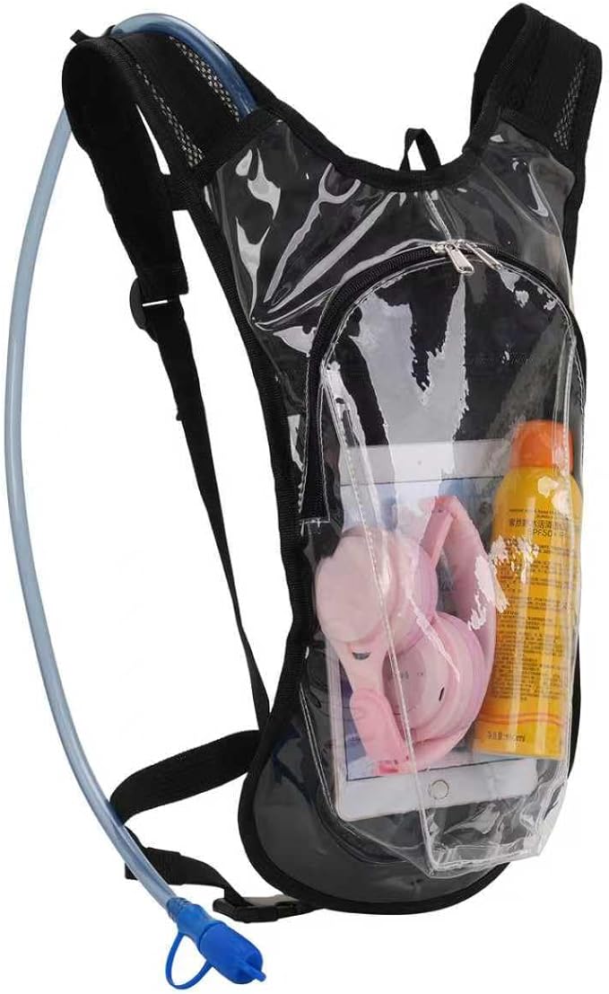 Roptat Hydration Backpack Pack with 2L Hydration Bladder - Lightweight Water Backpack Water Pouch for Women Men Running Riding Biking Music Festival