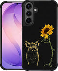 for Samsung Galaxy S26 Case,Graphic Design for Girl Boy Soft Silicone Hard Acrylic Shock Protection Designed for Samsung Galaxy S26 Pig Sunflower Yellow Sunshine Pattern