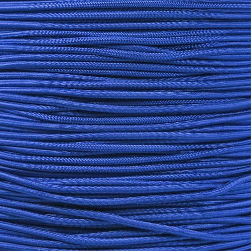 Paracord Planet 1/8-Inch Shock Cord for Replacements, Repairs, and Outdoors – Electric Blue (50 ft)
