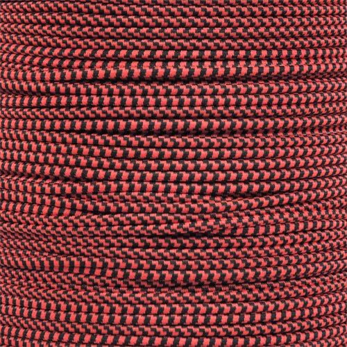 Paracord Planet 1/8-Inch Shock Cord for Replacements, Repairs, and Outdoors – Black Widow (25 ft)