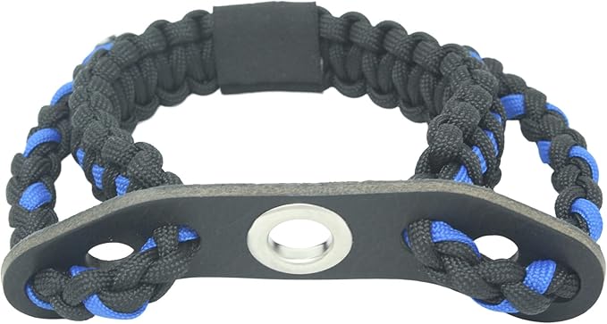 Realtree® Paracord Archery Bow Wrist Sling - 100% Full Grain Leather 550 Paracord