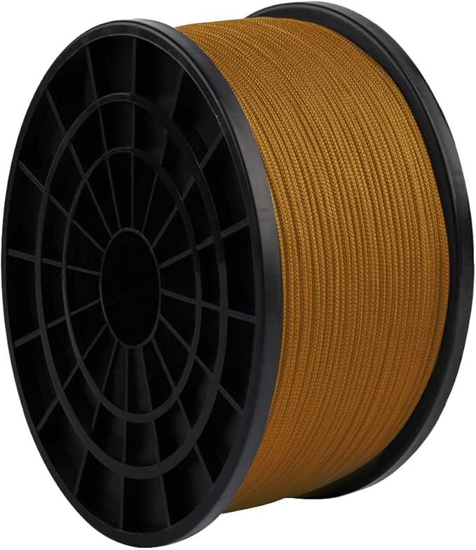 HERCULES Type III Paracord 550 Paracord Rope Parachute Cord, 100' Coyote Brown for Camping Cord, Survival Rope