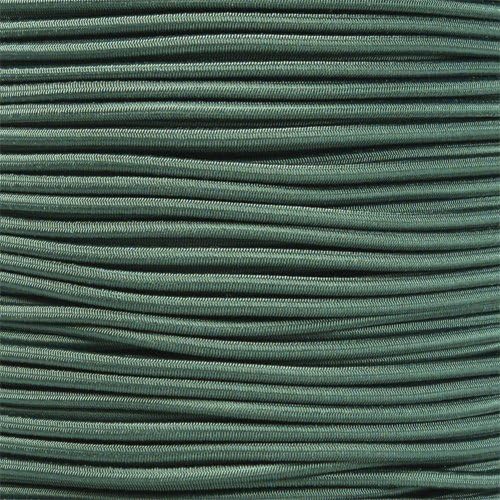 Paracord Planet 1/8-Inch Shock Cord for Replacements, Repairs, and Outdoors – Dark Green (50 ft)