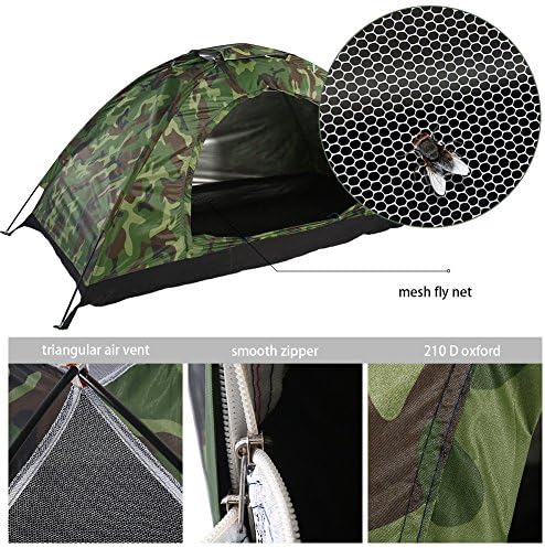 One Person Tent, Outdoor up Beach Tent for Outdoor Garden Camping Fishing Picnic with Carry Bag - Image 6