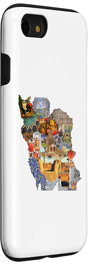 Map of Persian empire, Iran Map Case for iPhone SE (2020) / 7 / 8