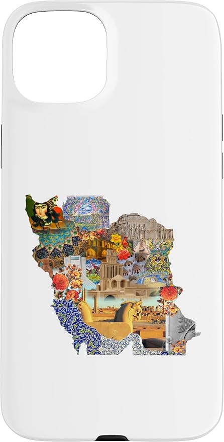Map of Persian empire, Iran Map Case for iPhone 15 Plus