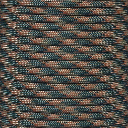 Paracord Planet 100' Hanks Parachute 550 Cord Type Iii 7 Strand Paracord Woodland Camo