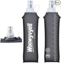 Running Vest Soft Flask, 2PCS BPA-Free 500ml Collapsible Water Bottle for Hydration Backpack, Collapsible Water Bottles for Marathon Hiking Cycling Climbing