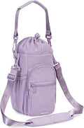 sportsnew Water Bottle Holder with Strap 32oz 40oz Insulated Water Bottle Carrier Sling Bag with Phone Pocket Crossbody