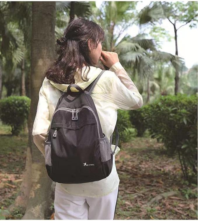 Geboldil Men's and women's waterproof backpack traveling backpack blue1