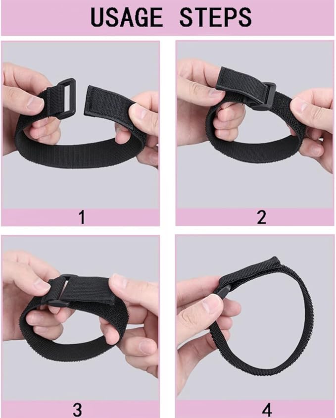 10 Pack (20 x 1 Inch) Reusable Fastening Cable Ties and Cable Straps,Adjustable Multi-Purpose Hook and Loop Straps Nylon Cable Ties Organizer Fastener Management Wire Straps