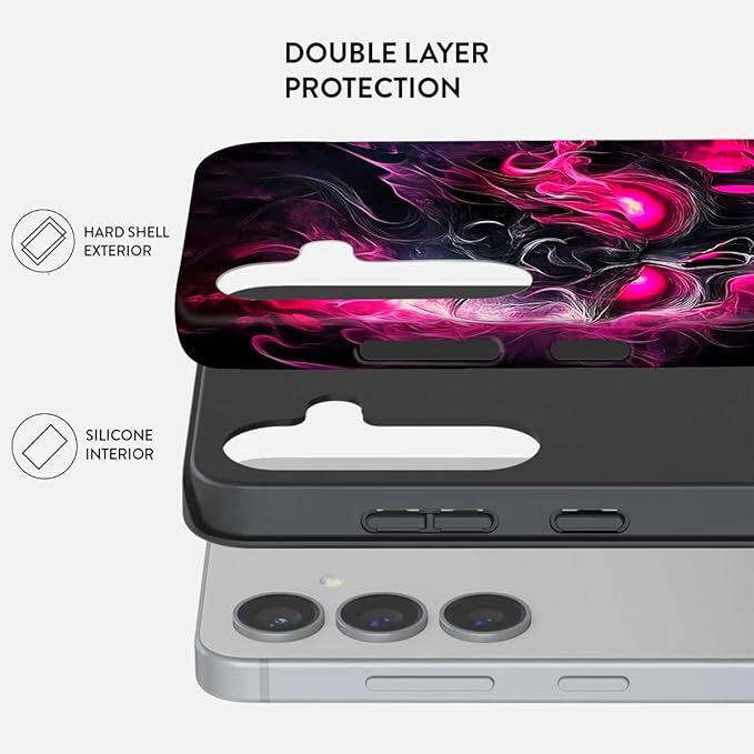 Compatible for Samsung Galaxy A16 5G Case, Dual Layer Heavy Duty 2 in 1 Shockproof Protective Phone Case,Skeleton