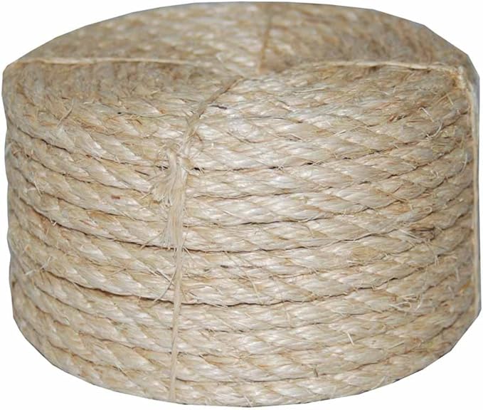 T.W. Evans Cordage Co. 22-405 3/8 in. x 50'. Twisted Sisal Rope