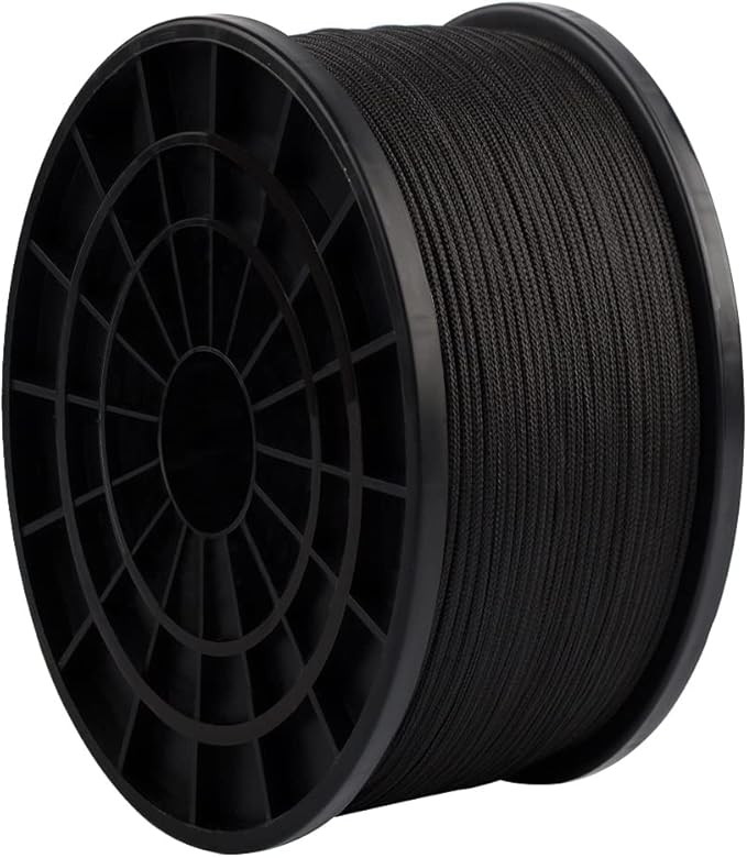 HERCULES Type III Paracord 550 Paracord Rope Parachute Cord, 250' Black for Survival Rope, Survival Cord