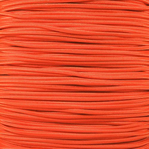 Paracord Planet 275lb Paracord – 3/32 Inch (2.38 mm) Nylon Crafting Cord with 5 Strand Inner Core – Neon Orange (100 ft)