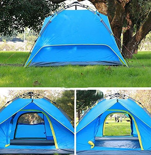 Home&Garden Outdoor 3-4 Person Waterproof Camping Tent Double Layer Family Hiking Automatic by Unknown
