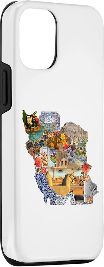 Map of Persian empire, Iran Map Case for iPhone 12/12 Pro