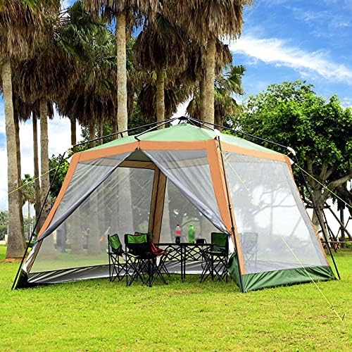 Tent Automatic Pop-Up Tents for 8 to10 Person, Instant Camping Tent, Waterproof& Windproof Thermal Insulation Tent Sun Shelter - Image 3