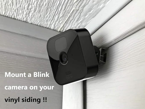 12-Pack Vinyl Siding Hooks for All-New Blink Outdoor Camera, No-Hole Needed Outdoor Siding Clips for Mounting Blink Outdoor Security Camera System, Stainless Steel Siding Mount 12pcs