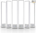 6 Pack Under Cabinet Lights Wireless, 32 LED Motion Sensor Light Indoor Rechargeable Magnetic Closet Lights Battery Operated, Under Counter Lights for Kitchen, Wardrobe, Hallway, Stairs